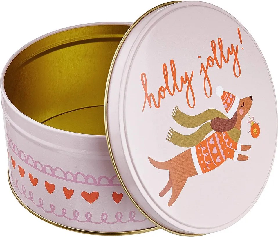 COOKIE JAR Dóza okrúhla jazvečík 13,5 cm