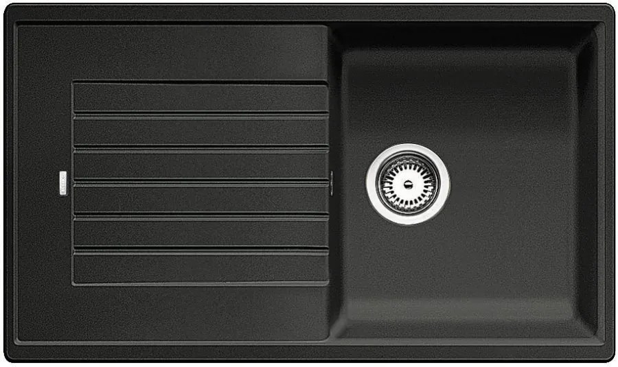 Blanco Zia 5 S, silgranitový drez 860x500x190 mm, 1-komorový, antracitová, BLA-520511