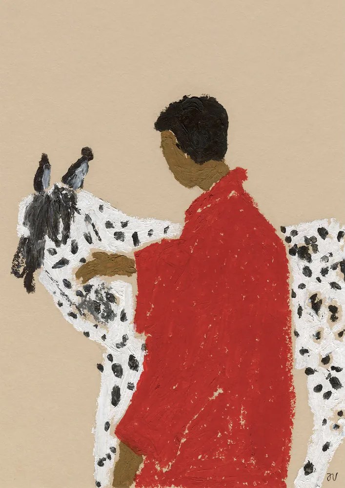 Moikka Plagát Spotted Horse by Isabelle Vandeplassche 30x40 cm