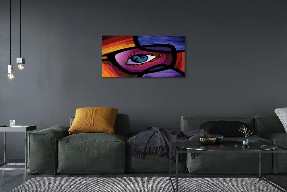 Obraz canvas eye image 120x60 cm