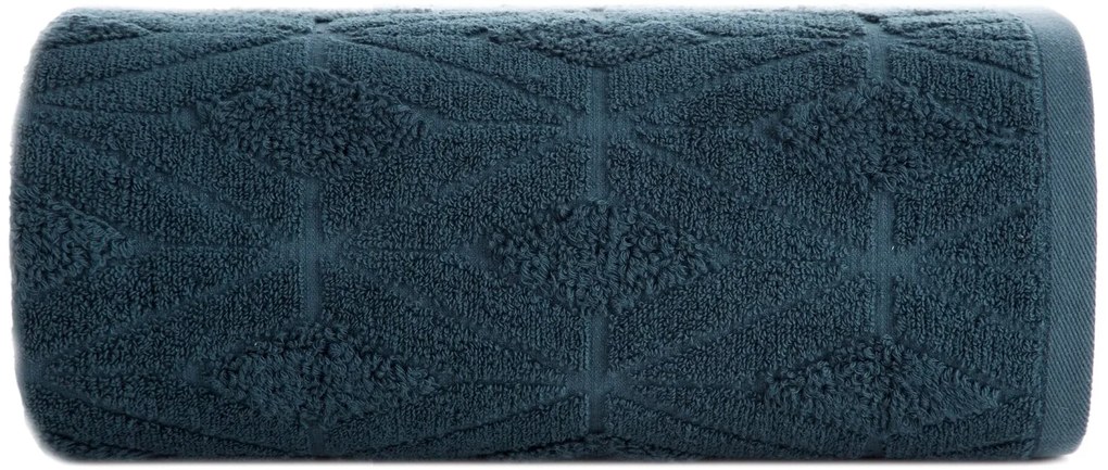 BAVLNENÝ UTERÁK SENDI 50X90 CM TMAVOMODRÁ