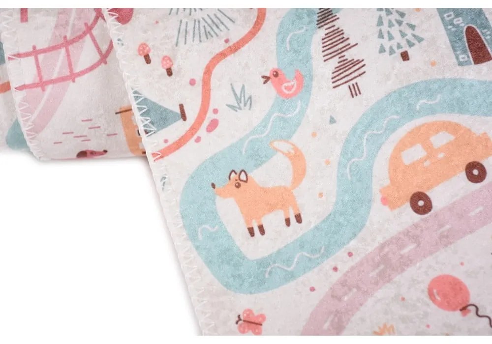 Detský koberec 80x150 cm Pastel Neighborhood – Vitaus