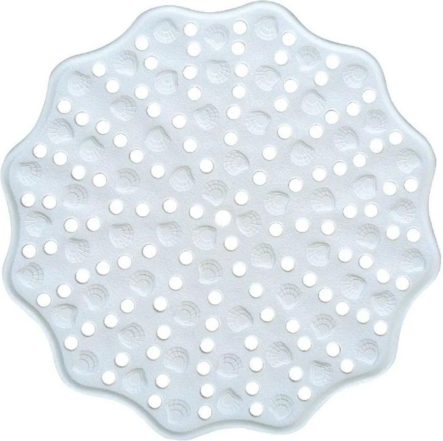BAMA Protišmyková podložka do sprchy CORALLO, biela, 60 cm
