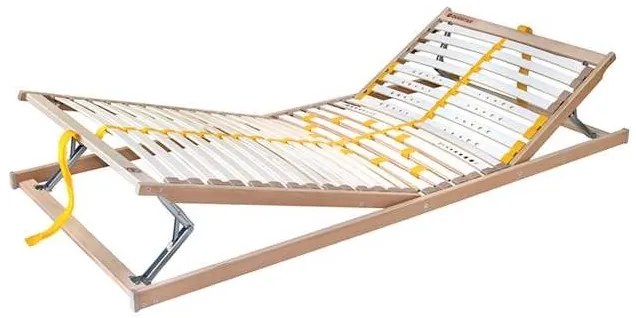 Ahorn DUOSTAR HN - lamelový posteľný rošt s manuálnym polohovaním 100 x 195 cm, brezové lamely + brezové nosníky