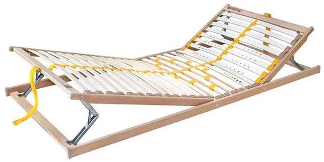Ahorn DUOSTAR HN - lamelový posteľný rošt s manuálnym polohovaním 120 x 200 cm, brezové lamely + brezové nosníky