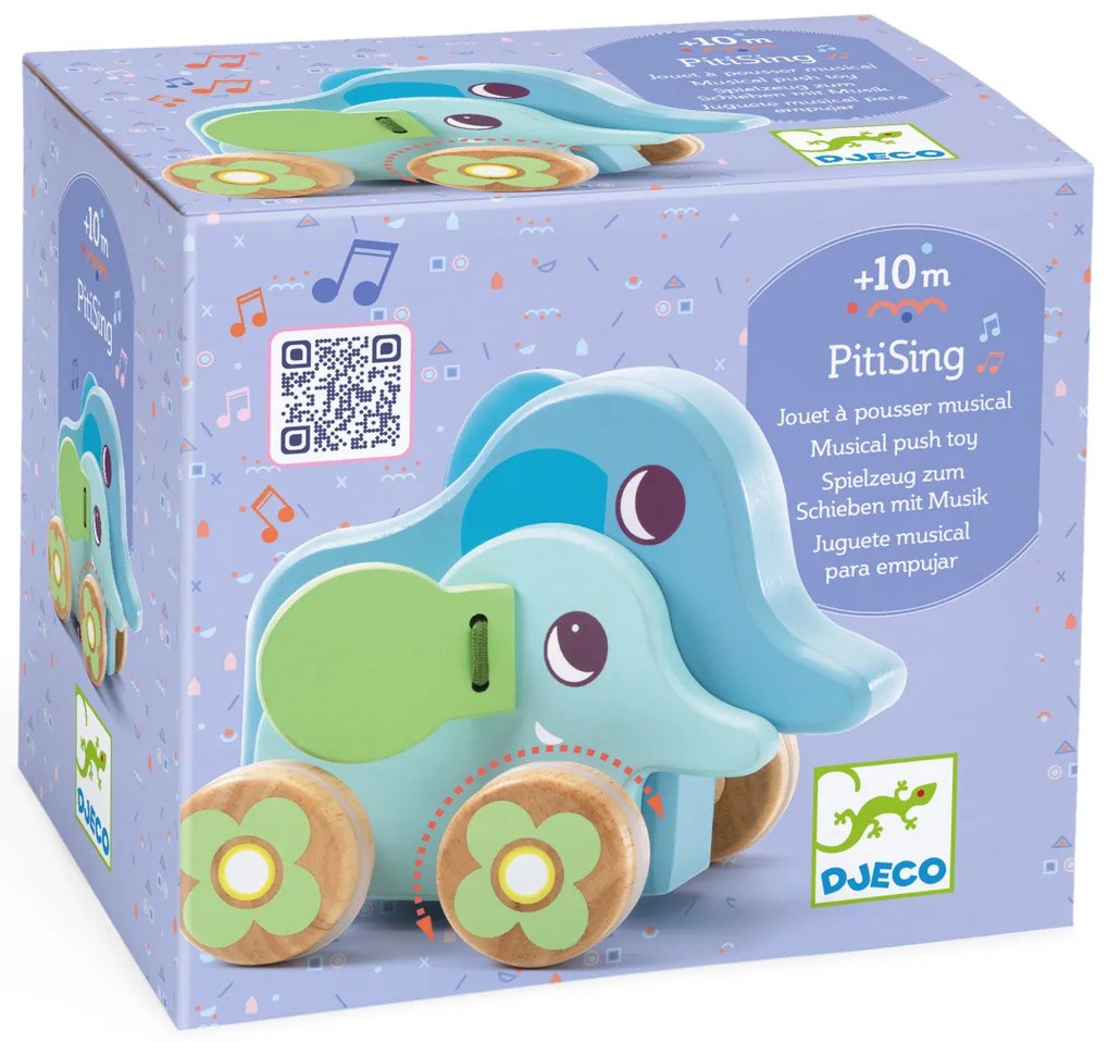 Dva sloníky - hračka s melódiou