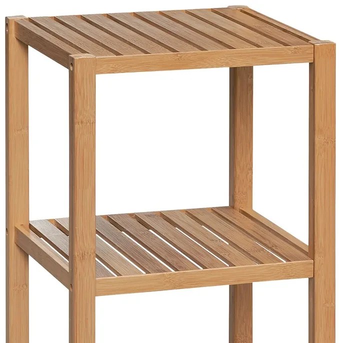 Autronic BONTEC Regál, masív, hnedá, DR-011-5 Farba: Prírodné