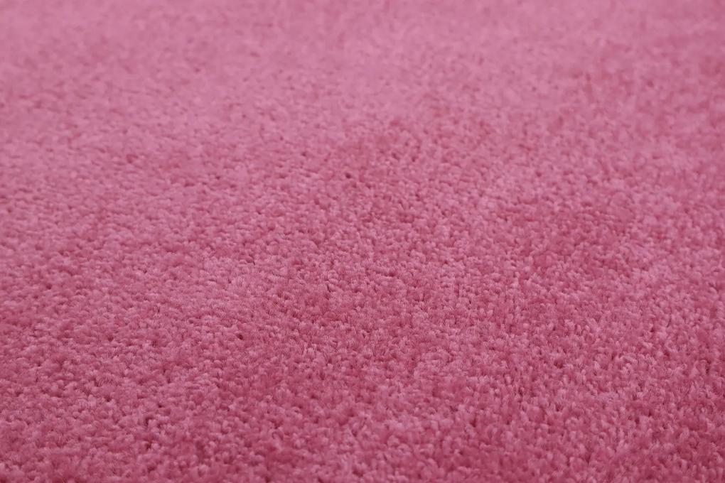 Vopi koberce Kusový koberec Eton ružový 11 štvorec - 300x300 cm