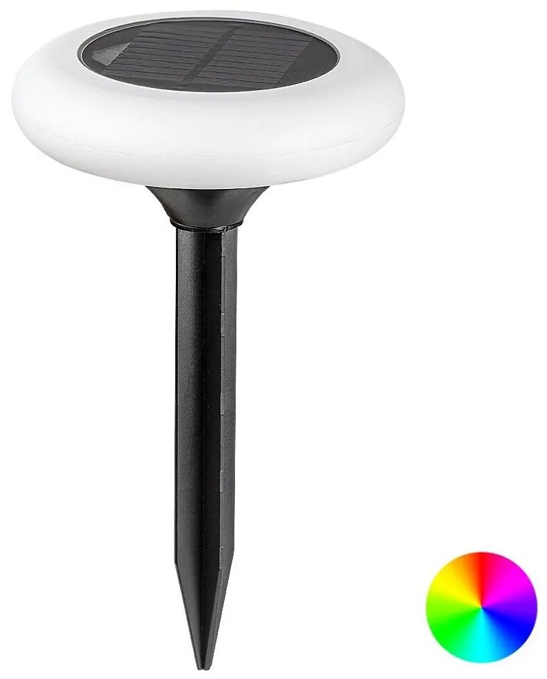 Rabalux 7069 - LED RGB Solárne svietidlo HAITI LED/0,6W/3,7V IP65 RL7069