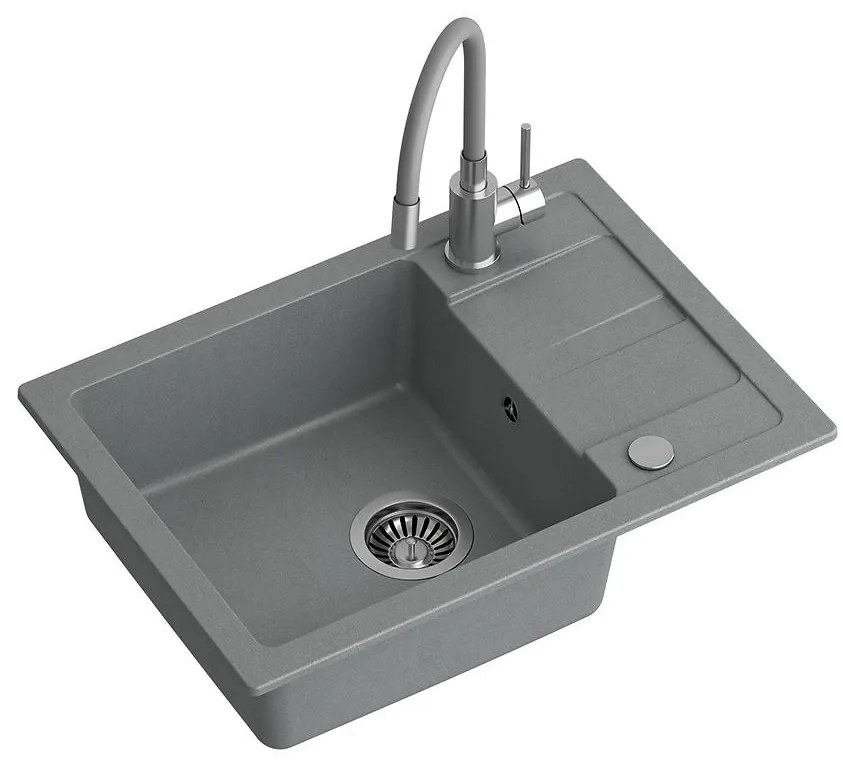 Drez Ready-Smart šedá 62x44x17.5 + batéria w/e + dávkovač