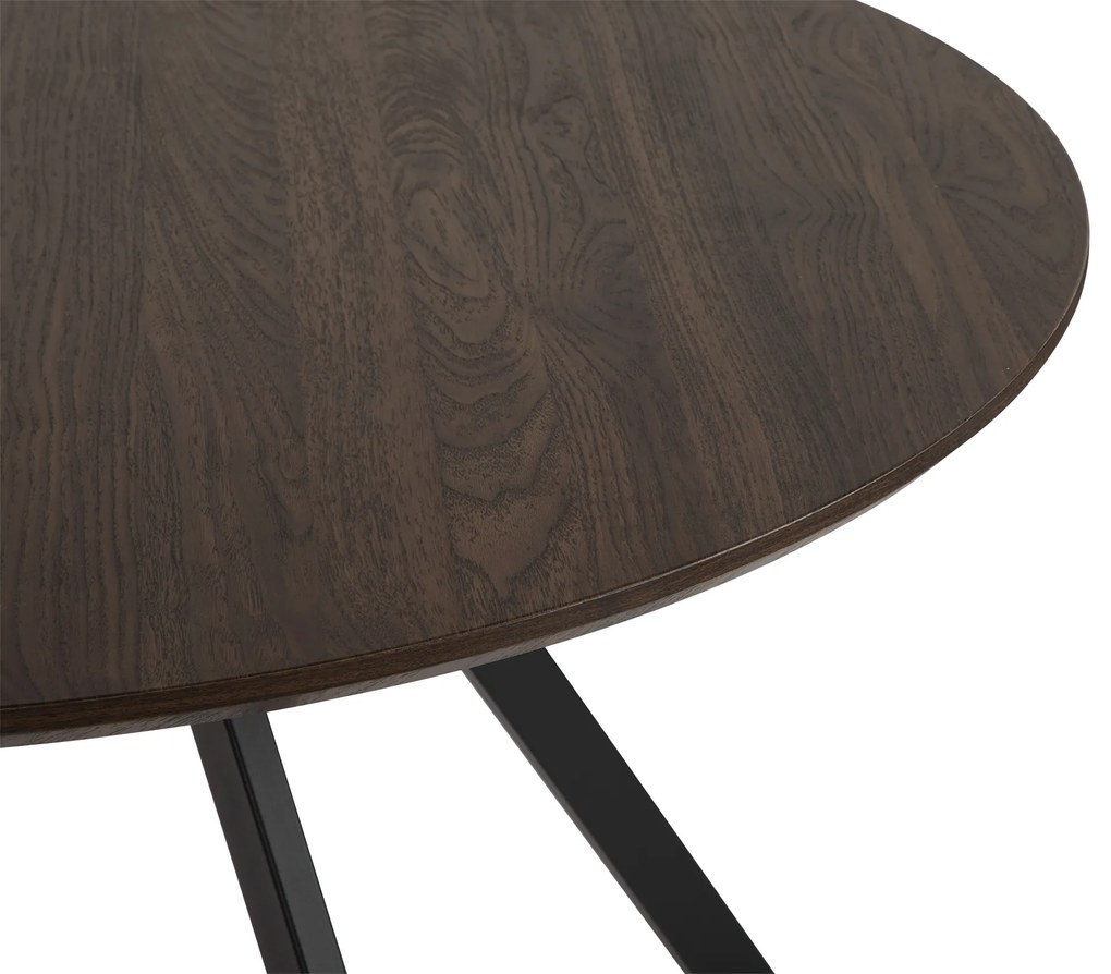 Noela Okrúhly jedálenský stôl v dekore hnedého dreva GYRUS 120