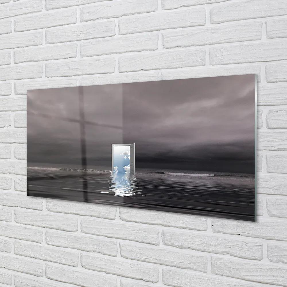 Obraz na akrylátovom skle Sea dvere neba 140x70 cm