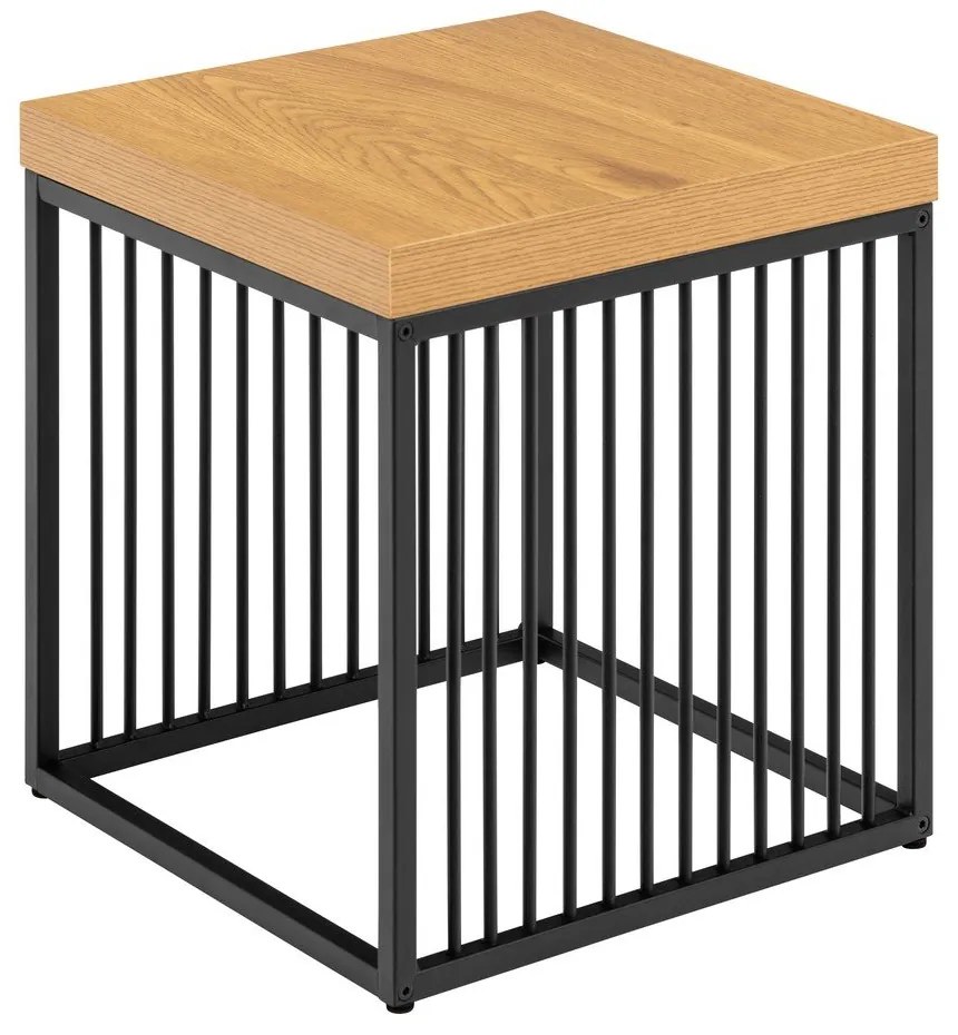 Odkladací stolík s doskou v dubovom dekore 40x40 cm Strington – Actona