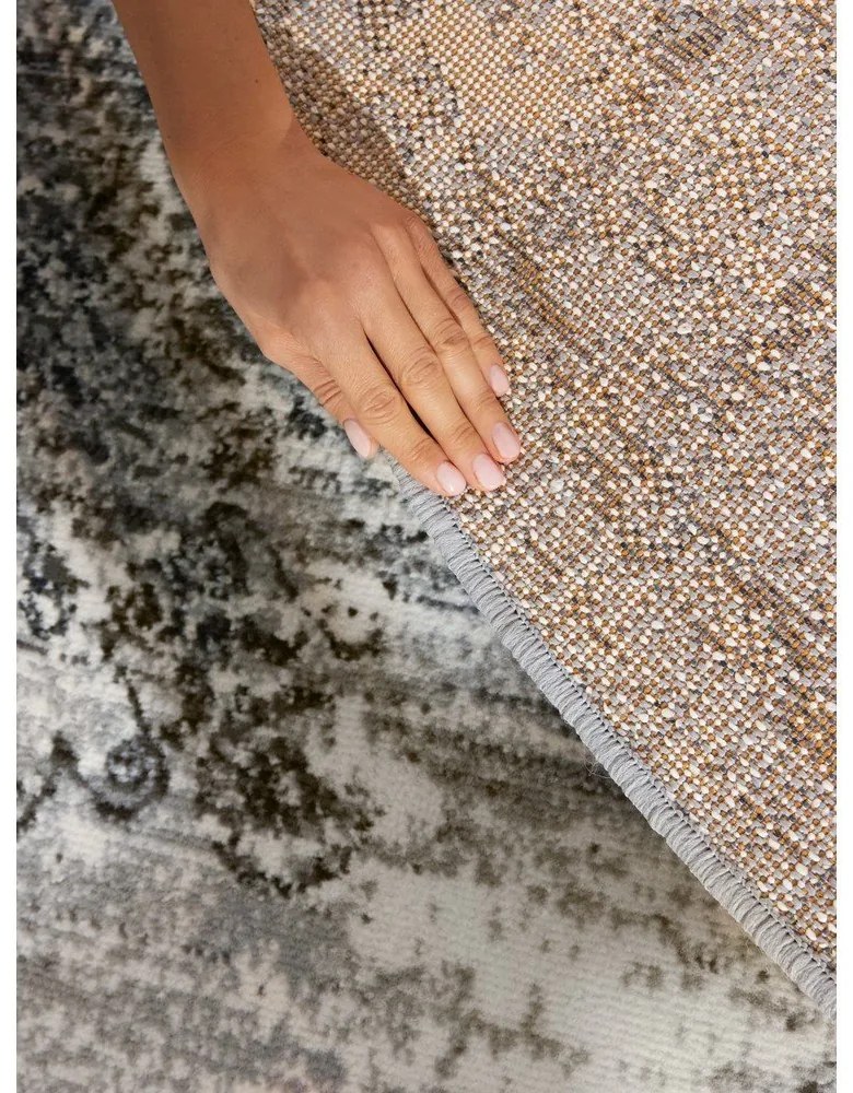 Sivo-krémový okrúhly koberec ø 120 cm Gloria Lydia – Hanse Home