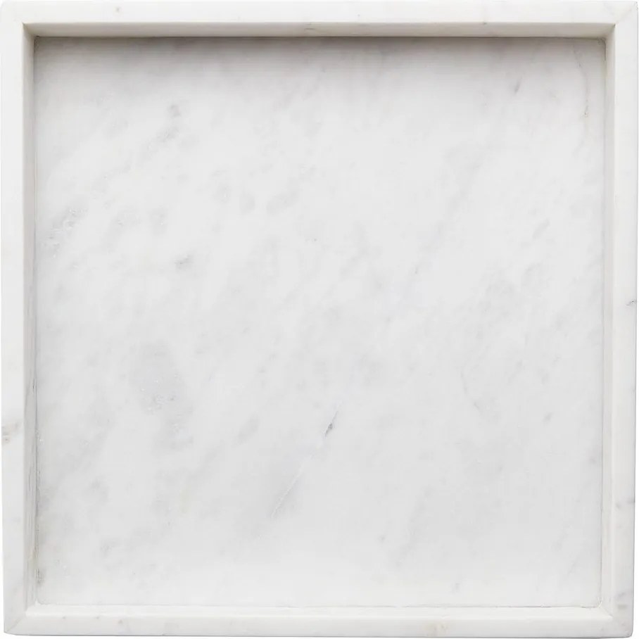 MARBLE Mramorová tácka - biela