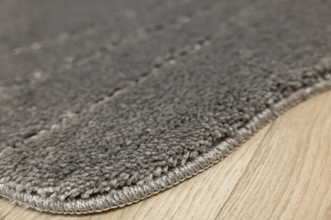 Kúpeľňový koberček Shell sivý