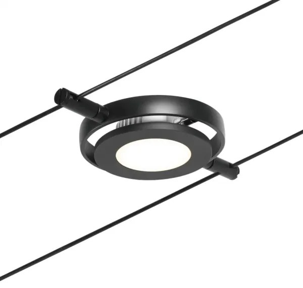 Paulmann 94418 - SADA 5xLED/4,5W Bodové svietidlo ROUNDMAC 230V čierna