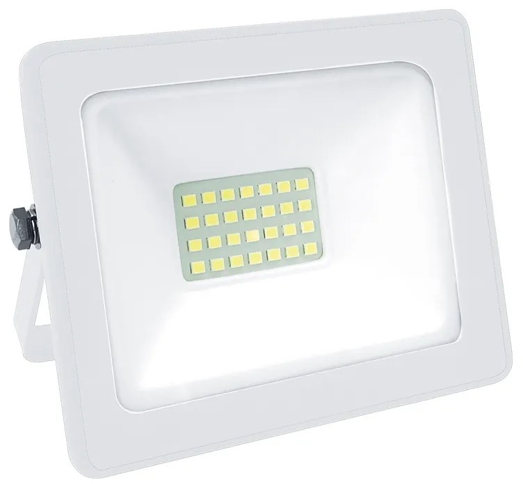 ACA Lighting LED vonkajšie reflektor Q 20W/230V/4000K/1700Lm/110°/IP66, biely