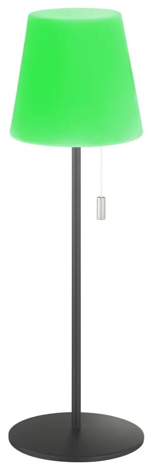 Zelená stmievateľná LED stolová lampa na diaľkové ovládanie (výška 38 cm) Talent – Fischer & Honsel