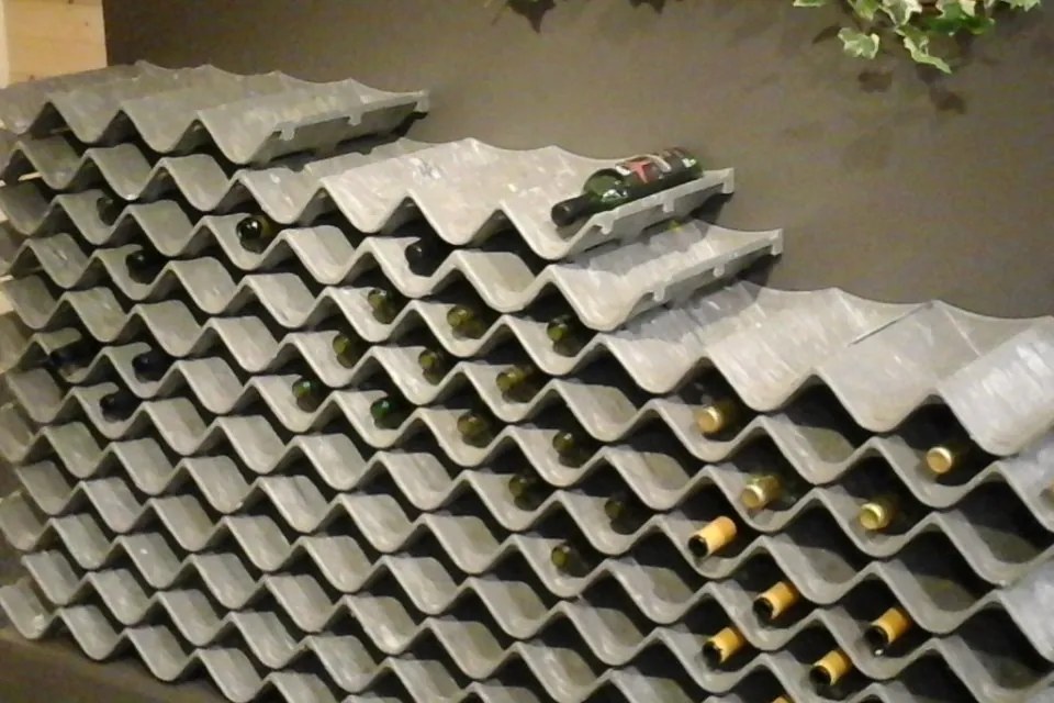 Zig-Zag Lasentiu 30 x Regál na víno Zig-Zag, kapacita fliaš: 120