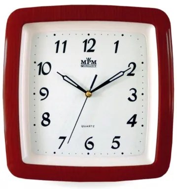 Nástenné hodiny MPM, 2459.55.SW - gaštan, 29cm