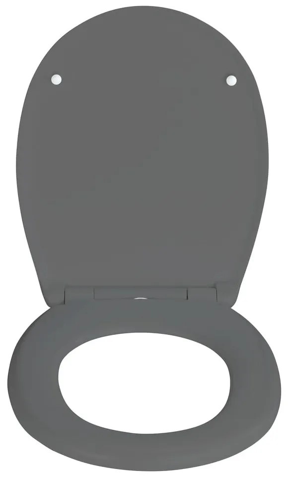 Sivé WC antikoro sedadlo Wenko Vorno