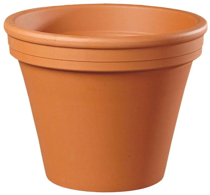 Kvetináč KLASIK keramický terakota d18/20x21cm