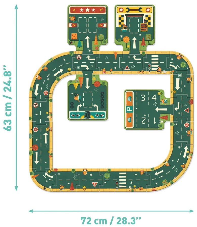 Puzzle – cesta – 21 ks
