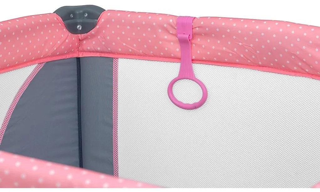 Detská skladacia ohrádka Milly Mally Fun Pink Bear