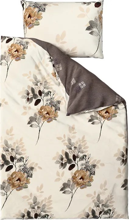 Obojstranné obliečky DUO SENSE CARMELIA vzorované + obliečka na vankúšik 40x50 cm ZDARMA Rozmer obliečky: 70 x 90 cm | 140 x 200 cm