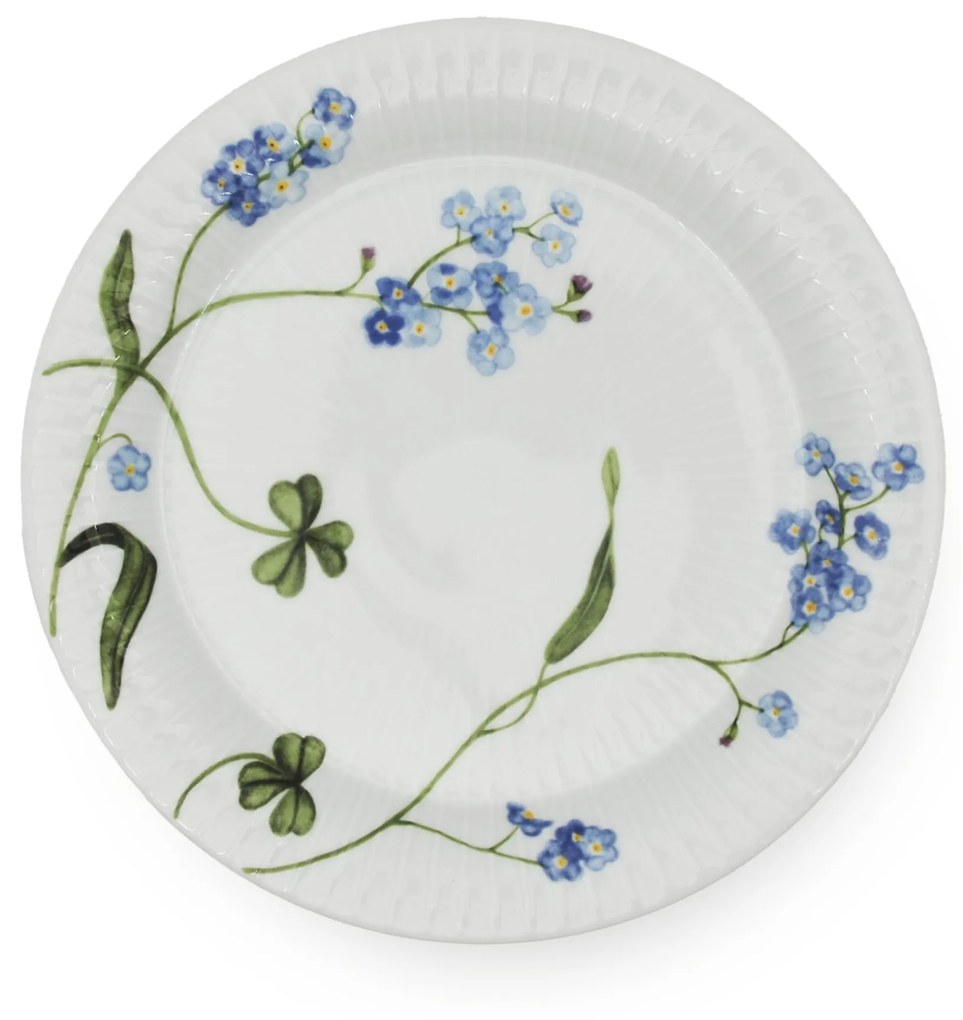 KÄHLER Porcelánový tanier Hammershøi Summer Forget me not 22 cm