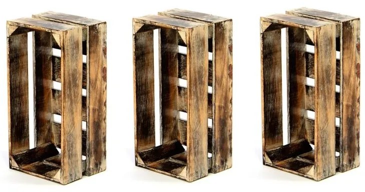 Divero 70413 Sada debien Vintage 36 cm x 17cm, 3 ks