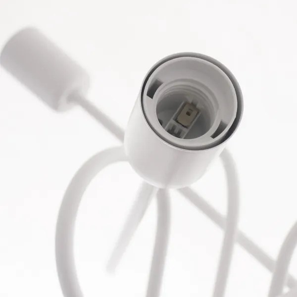 Detský prisadený luster OXFORD 3xE27/15W/230V biela