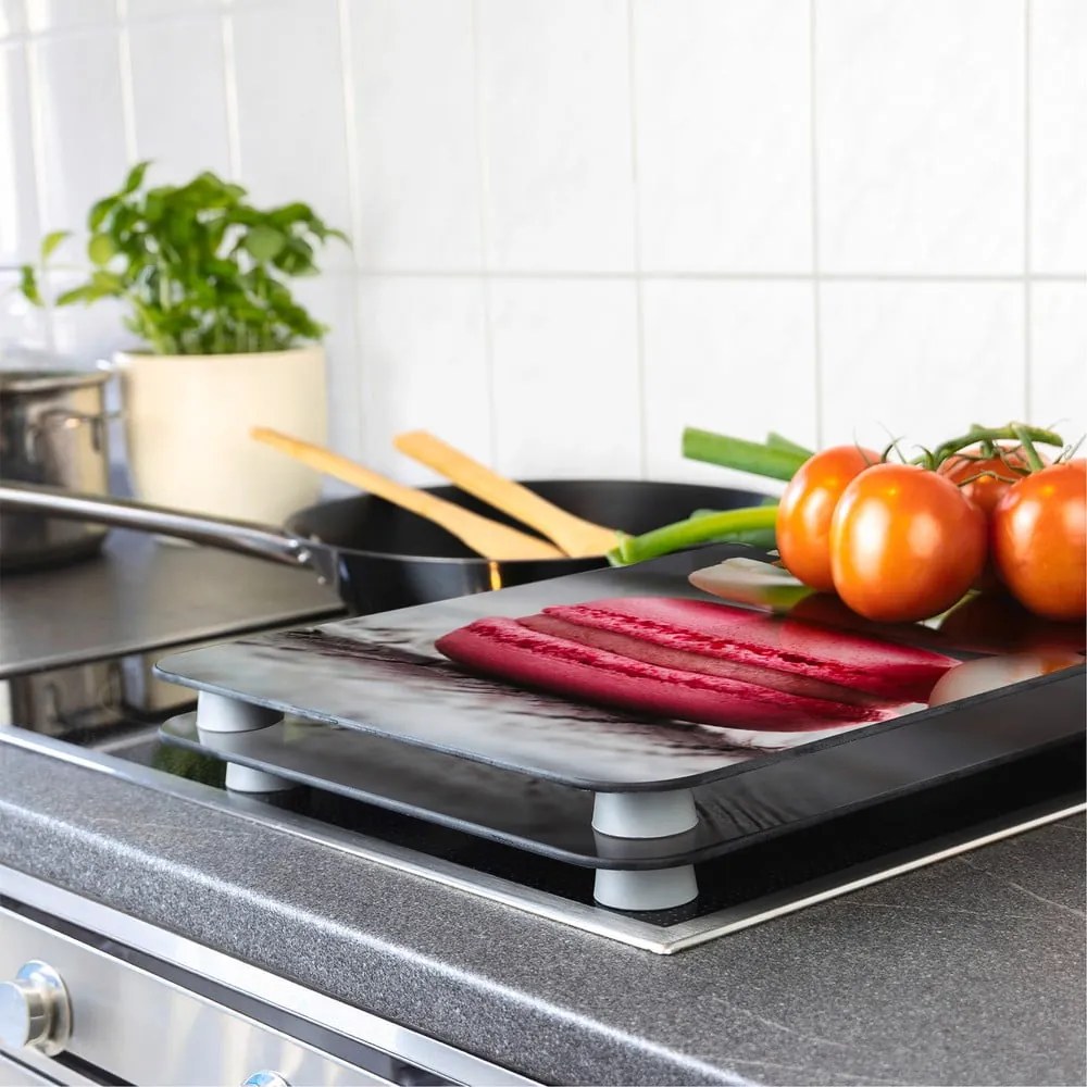 Sada 2 sklenených krytov na sporák Wenko Macarons