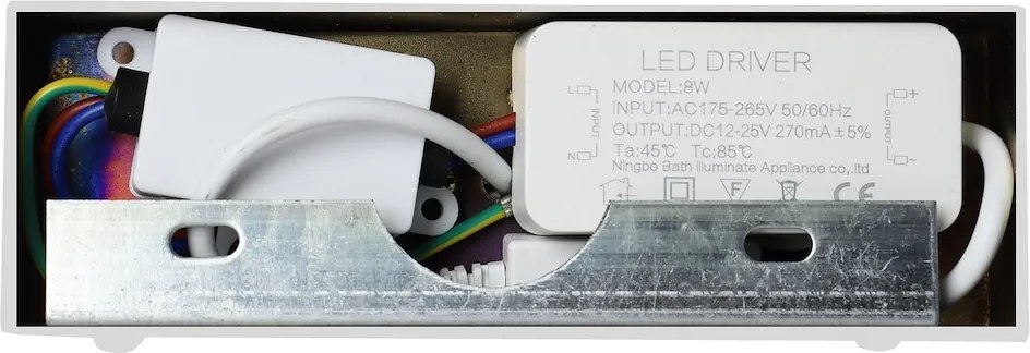 Nástenné LED svietidlo Klimt, 1x LED 8w, 3000-6000k, (40 cm), w