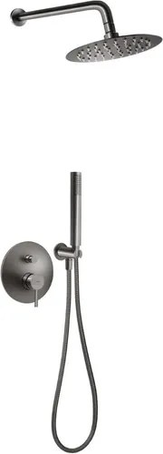 Novaservis Ferro Ciriculus sprchový systém s pákovou batériou gun metal BCK7PGM-SET1-S