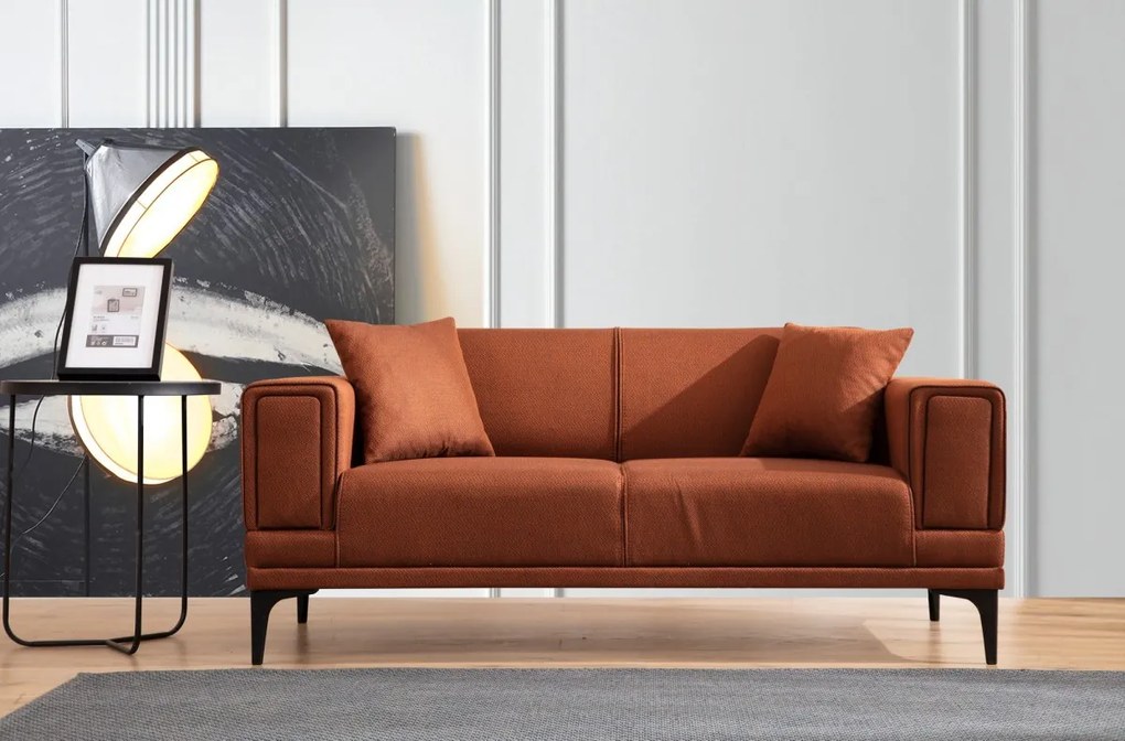 Dvojmiestna pohovka Horizon 170 cm tehlová