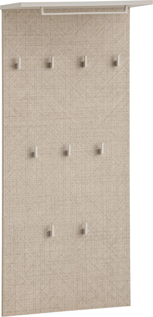 XXXLutz VEŠIAKOVÝ PANEL, béžová, 50/110,6/20,9 cm MID.YOU - Vešiakové steny - 000895012701