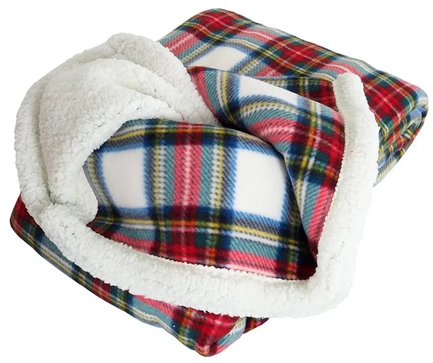 Baránková deka z mikroplyšu BUFFALO TARTAN farebná Rozmer: 150 x 200 cm