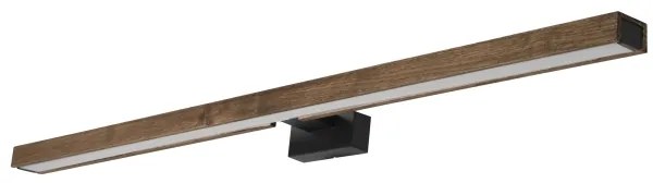 Brilagi-LED Kúpeľňové osvetlenie zrkadla WOODY MIRROR LED/15W/230V IP44 dub/čierna