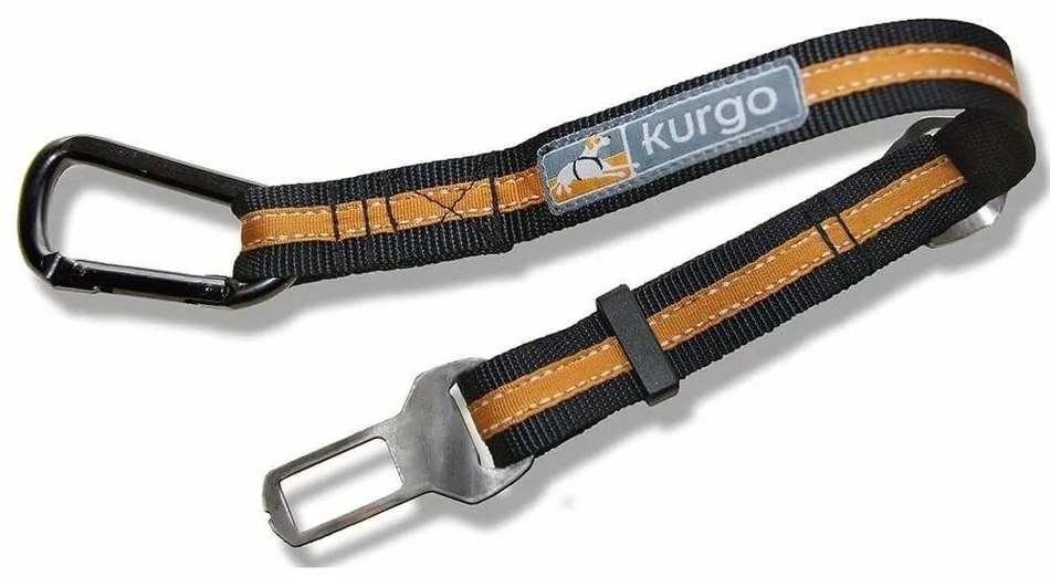 Kurgo Bezpečnostný pás pre psa do auta, oranžová