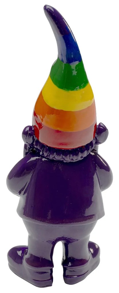 Zwerg Rainbow dekoračná figúrka fialová 11cm