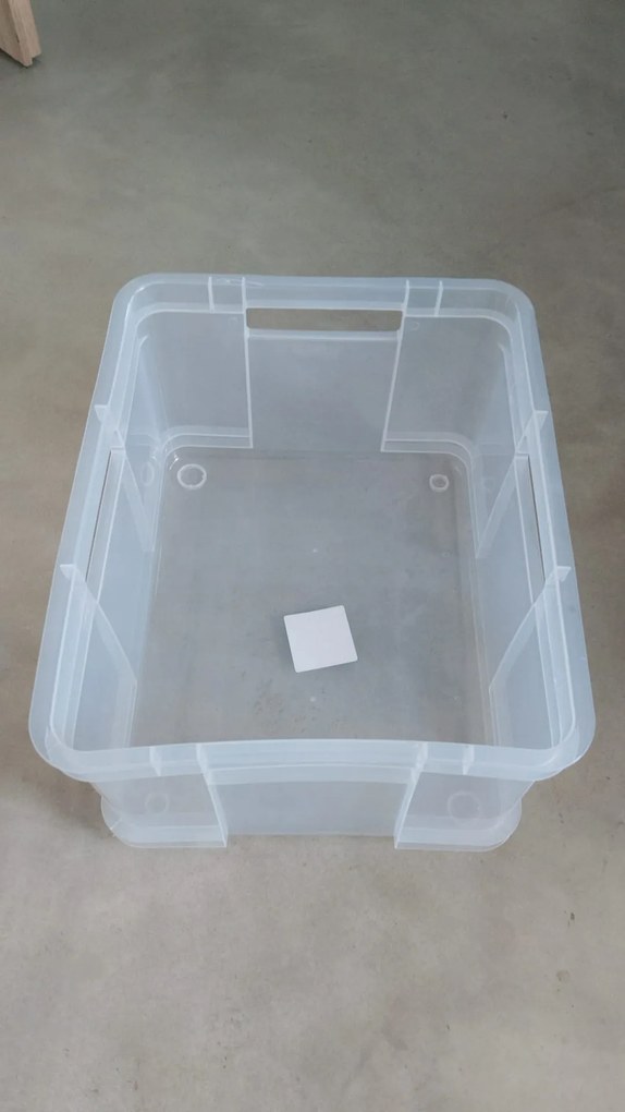 Keeeper 2. akosť - Úložný box pre domácnosť aj dielňu, BRUNO XL, 28L, 43 x 35 x 24 cm, transparentný