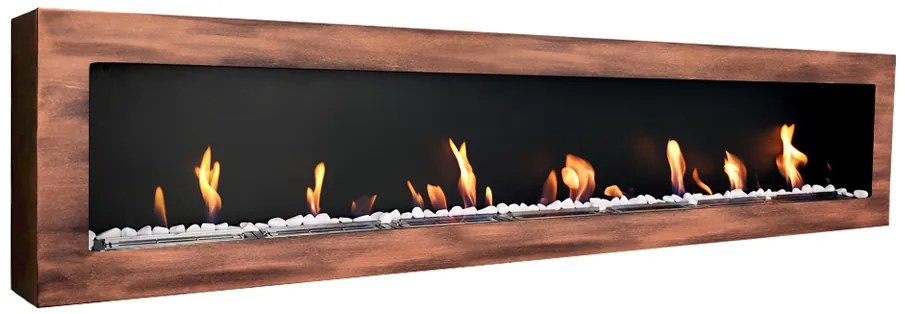 BIOFLAME biokrb Easy XXXL Close Patina Meď 190x40 cm