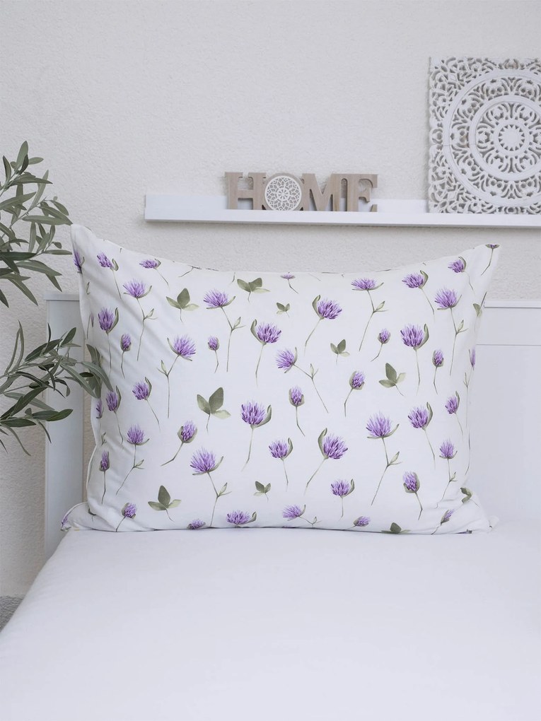 Bavlnená obliečka na vankúš Renforcé 70 × 90 cm - Ďatelina