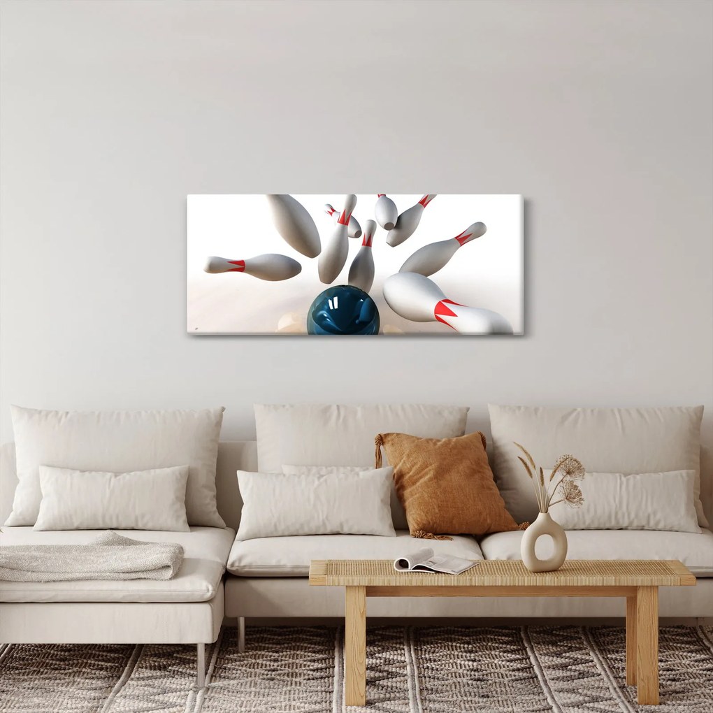 Obraz - Bowling (120x50 cm)