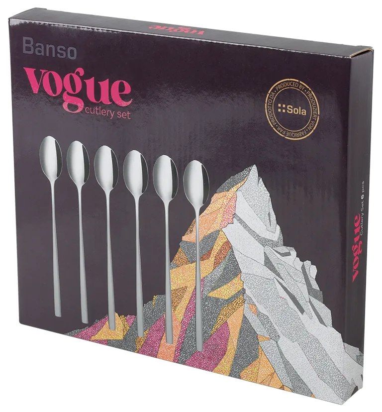Limonádová lyžička set 6 ks Vogue CR Banso - 120646