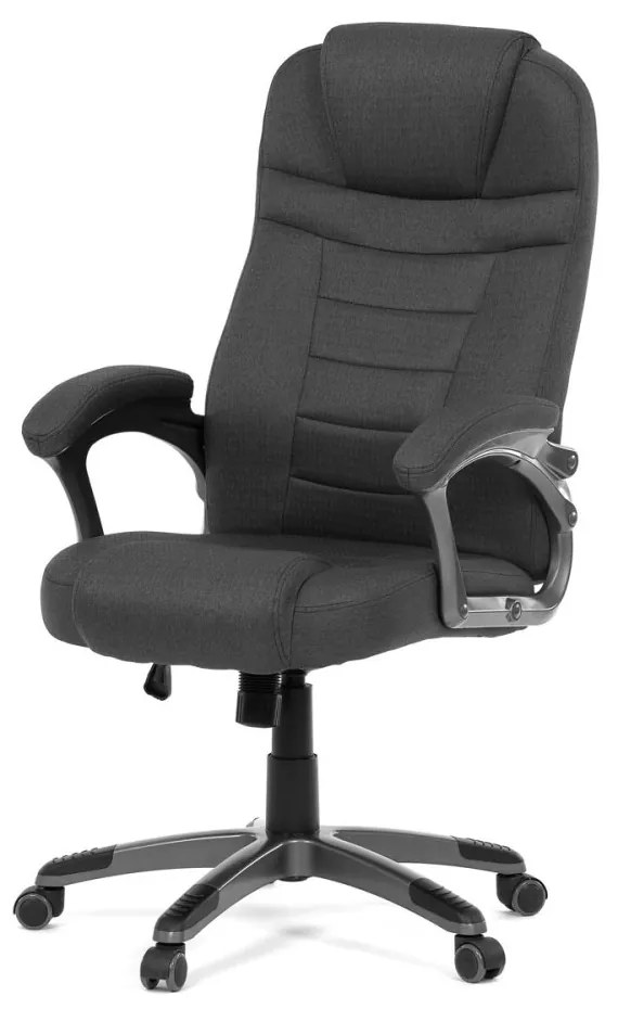 Kancelárske kreslo DEXTER — látka, sivá