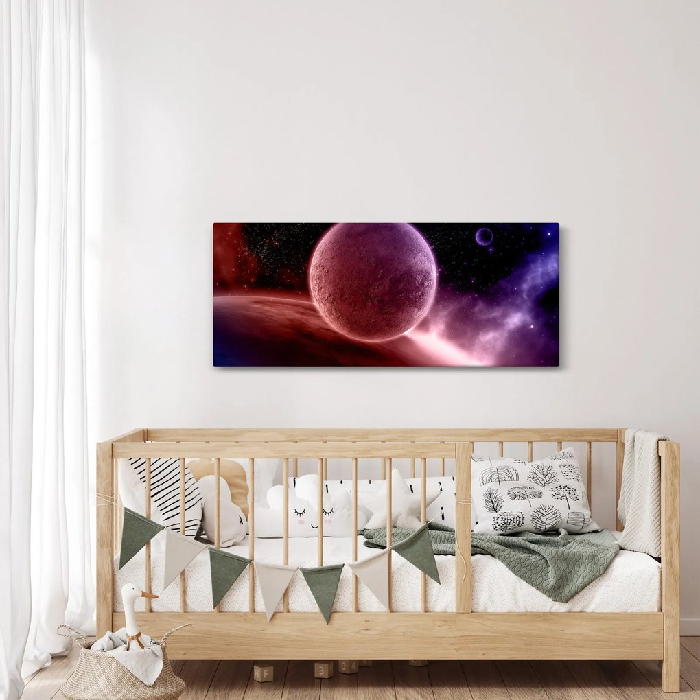 Obraz - Planéta (120x50 cm)