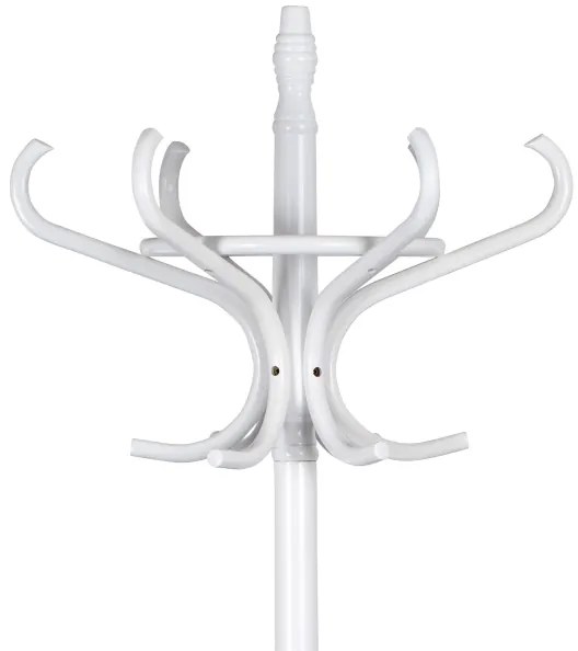 Stojanový vešiak 188 x 49 cm, biely